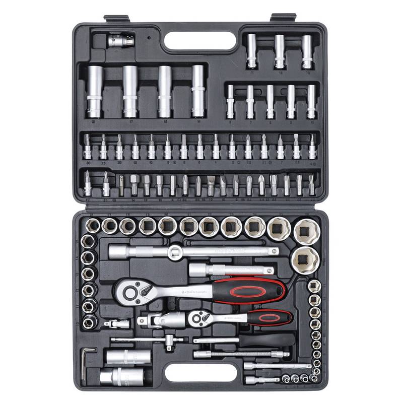 Socket Set | 6.3 mm (1/4") / 12.5 mm (1/2") Drive | 94 pcs.