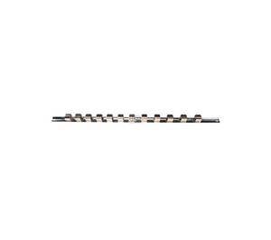 3/8" padrunvõtmete hoidik 15 kohta