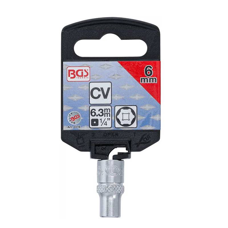 Padrunvõti 1/4" Pro Torque 6mm *