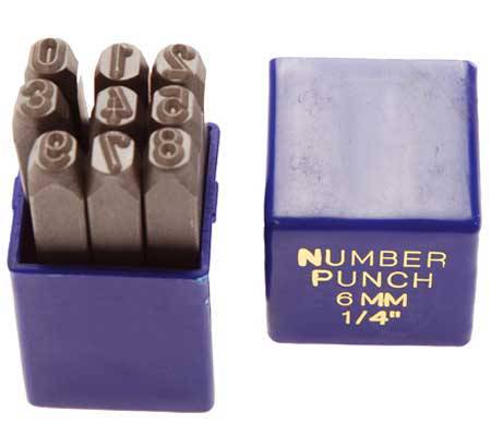 Numbritemplid 2mm