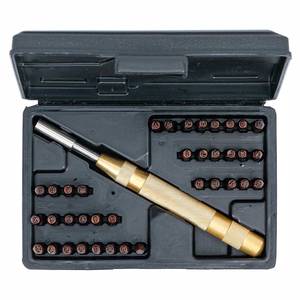 Tähe- ja numbritemplite komplekt 4mm 36 osa **
