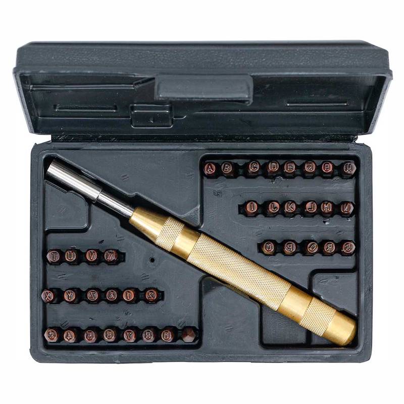 Tähe- ja numbritemplite komplekt 4mm 36 osa **