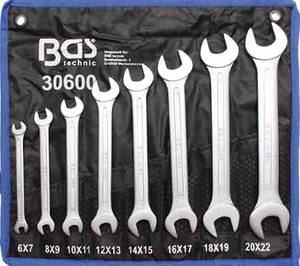 Double Open End Spanner Set | 6 - 22 mm | 8 pcs.