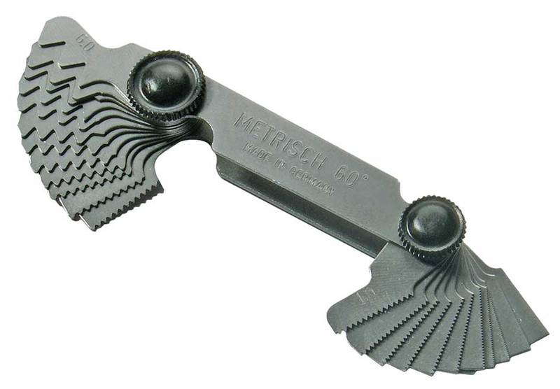 Keermekamm 0,25-6,00mm 24 lehte