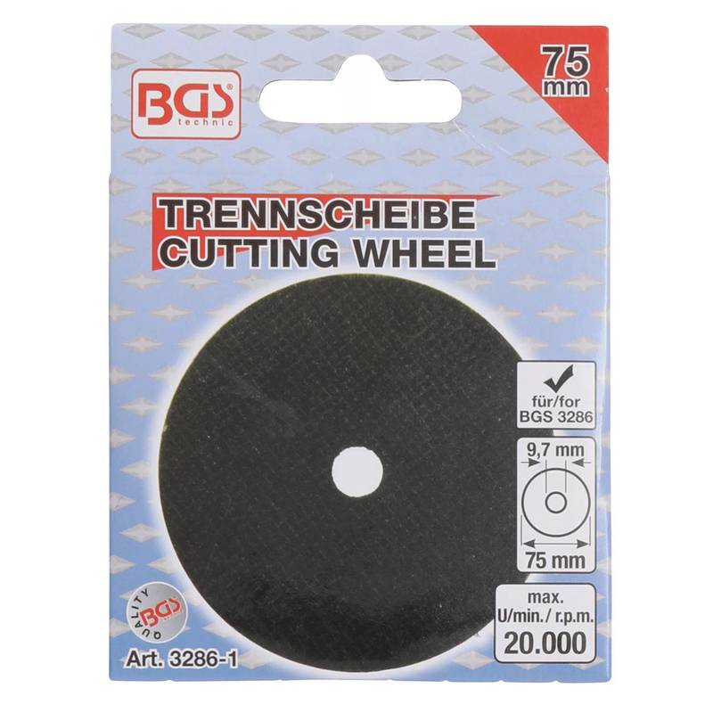 Cutting Disc | Ø 75 x 1.8 x 9.7 mm