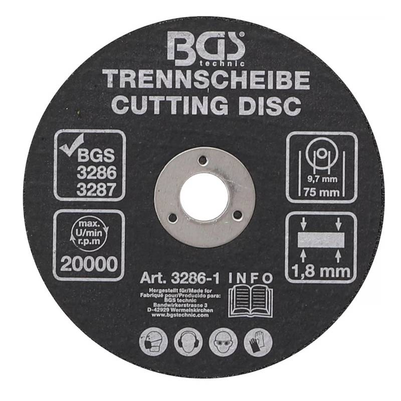 Cutting Disc | Ø 75 x 1.8 x 9.7 mm