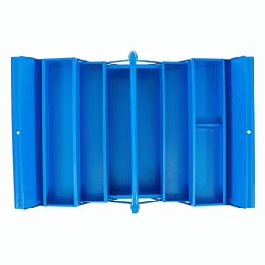 Metal Tool Box | empty | 420 x 200 x 200 mm | 5 Compartments