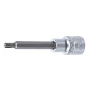 Bit Socket | length 100 mm | 12.5 mm (1/2") Drive | Spline (for RIBE) | M6