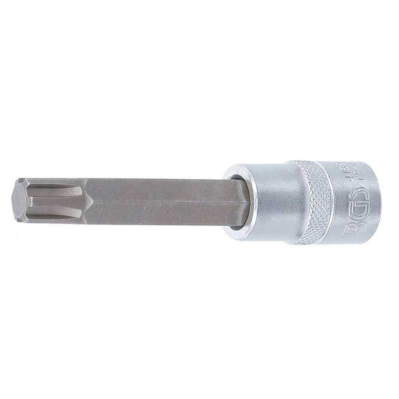 Bit Socket | length 100 mm | 12.5 mm (1/2") Drive | Spline (for RIBE) | M12