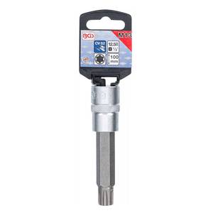 Bit Socket | length 100 mm | 12.5 mm (1/2") Drive | Spline (for RIBE) | M13