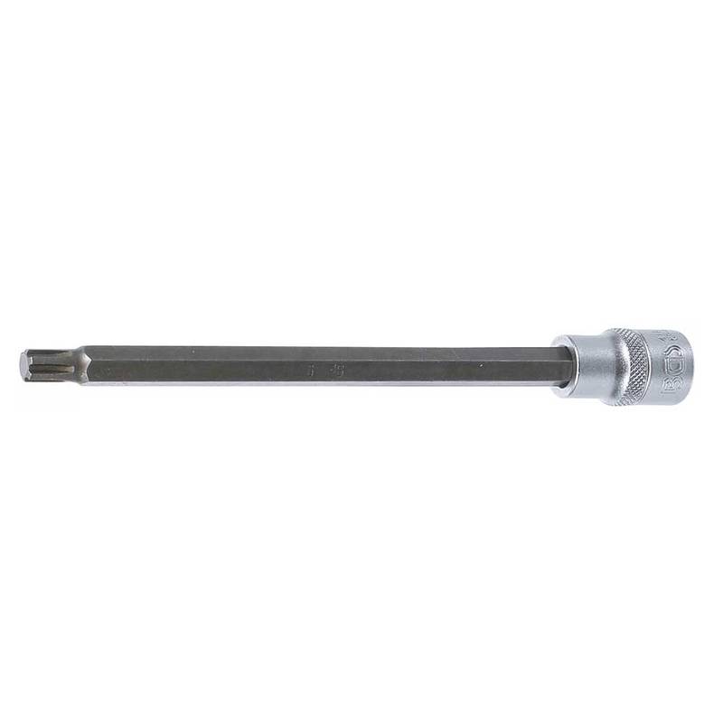 Bit Socket | length 200 mm | 12.5 mm (1/2") Drive | Spline (for RIBE) | M9