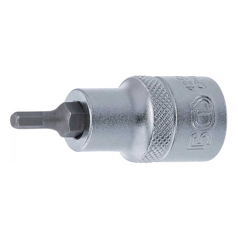 Bit Socket | 12.5 mm (1/2") | internal Hexagon 4 mm