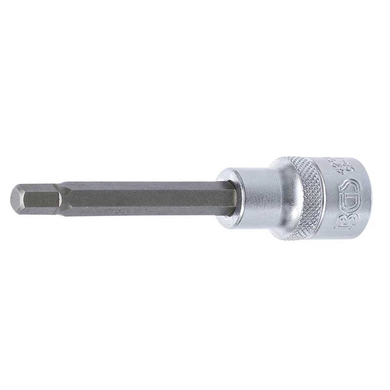 Bit Socket | length 100 mm | 12.5 mm (1/2") Drive | internal Hexagon 7 mm