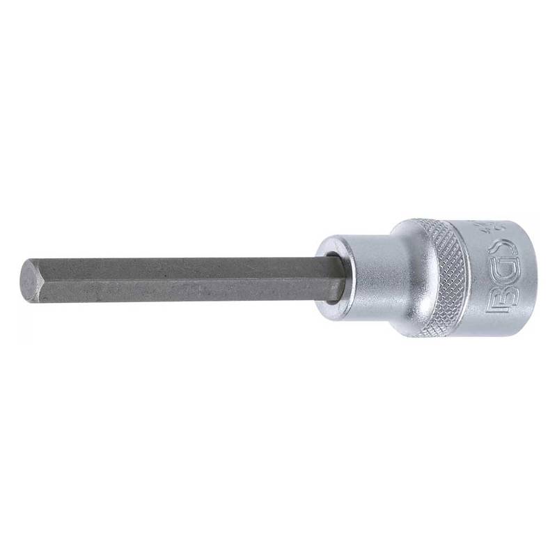 Bit Socket | length 100 mm | 12.5 mm (1/2") Drive | internal Hexagon 8 mm