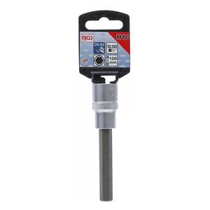 Bit Socket | length 100 mm | 12.5 mm (1/2") Drive | internal Hexagon 10 mm