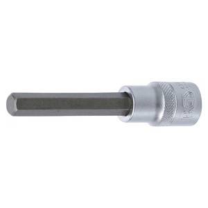 Bit Socket | length 100 mm | 12.5 mm (1/2") Drive | internal Hexagon 10 mm