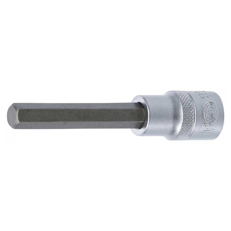 Bit Socket | length 100 mm | 12.5 mm (1/2") Drive | internal Hexagon 10 mm