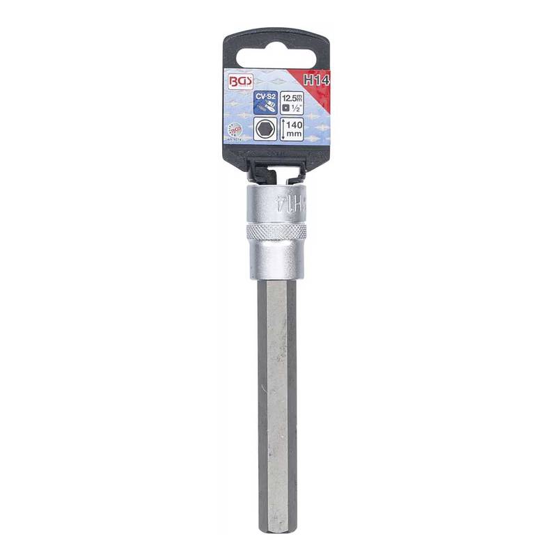 Padrunotsik 1/2" kuuskant 14mm pikkus 140mm