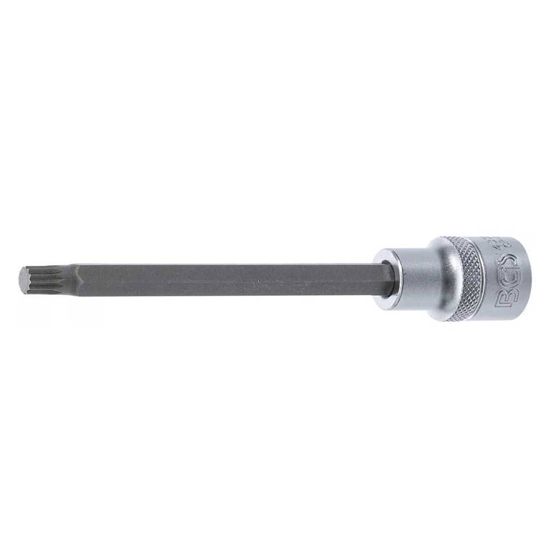 Bit Socket | length 140 mm | 12.5 mm (1/2") Drive | Spline (for XZN) | M8