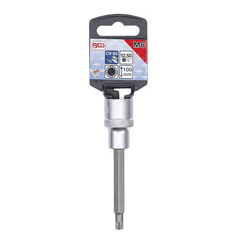 Padrunotsik 1/2" täht M6 pikkus 100mm