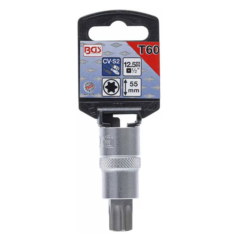 Padrunotsik 1/2" TORX T60 pikkus 55mm