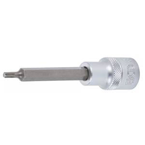 Bit Socket | length 100 mm | 12.5 mm (1/2") Drive | T-Star (for Torx) T20