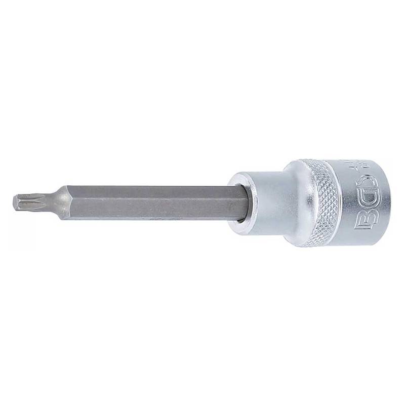 Bit Socket | length 100 mm | 12.5 mm (1/2") Drive | T-Star (for Torx) T25