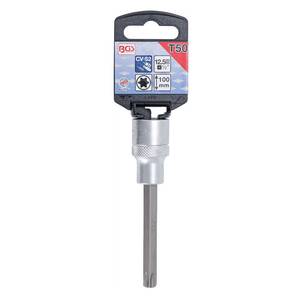 Padrunotsik 1/2" TORX T50 pikkus 100mm