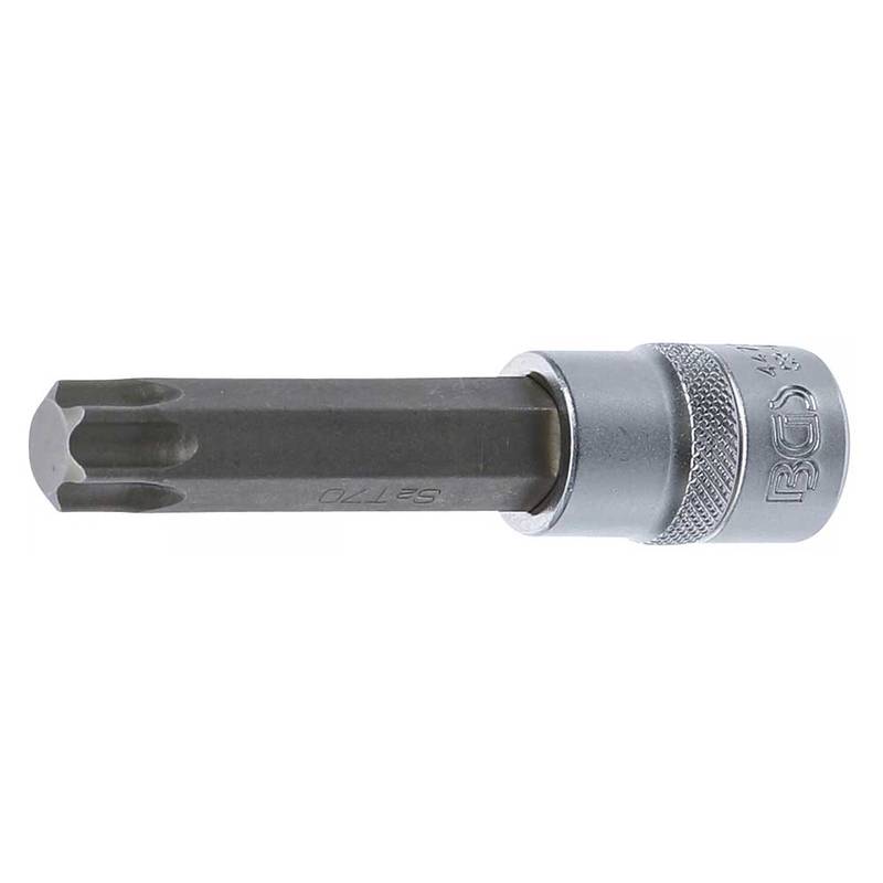 Bit Socket | length 100 mm | 12.5 mm (1/2") Drive | T-Star (for Torx) T70
