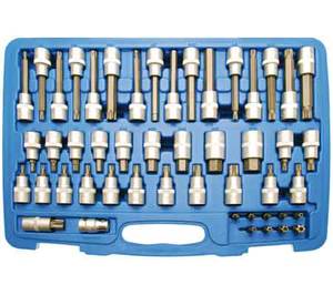 Padrunotsikute 1/2" komplekt 49 osa **