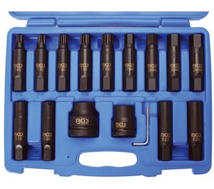 16-piece XXL Bit Set 3/4" + 1"
