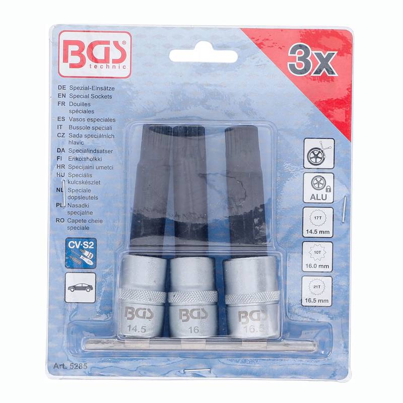 Special Sockets | for BMW rim locks | 3 pcs.