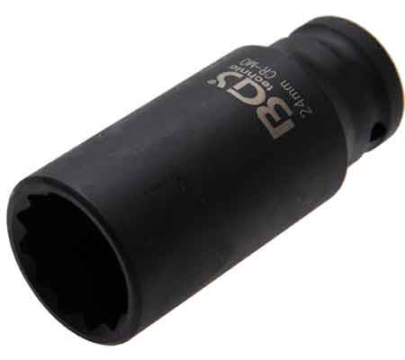 Jõupadrun 1/2" 24mm pikk 12-kant *