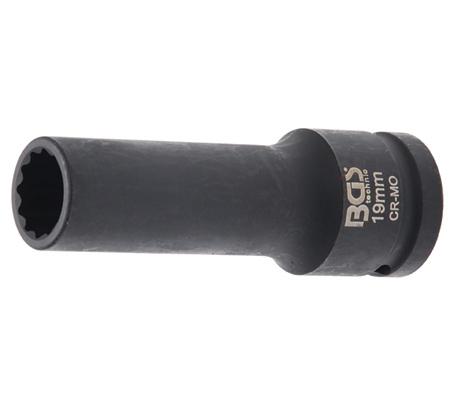 Jõupadrun 3/4" 19mm pikk 12-kant *