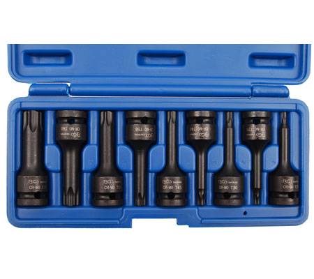 Jõupadrunotsikute komplekt Torx 20-70 x 75mm 1/2"