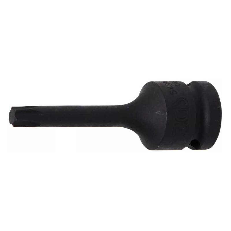 Impact Bit Socket | 12.5 mm (1/2") Drive | T-Star (for Torx) T45