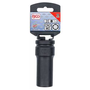 Jõupadrun 3/4" pikk 19mm x 90mm CrMo *