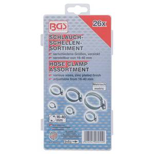 Hose Clamp Assortment | Ø 16 - 40 mm | 26 pcs.