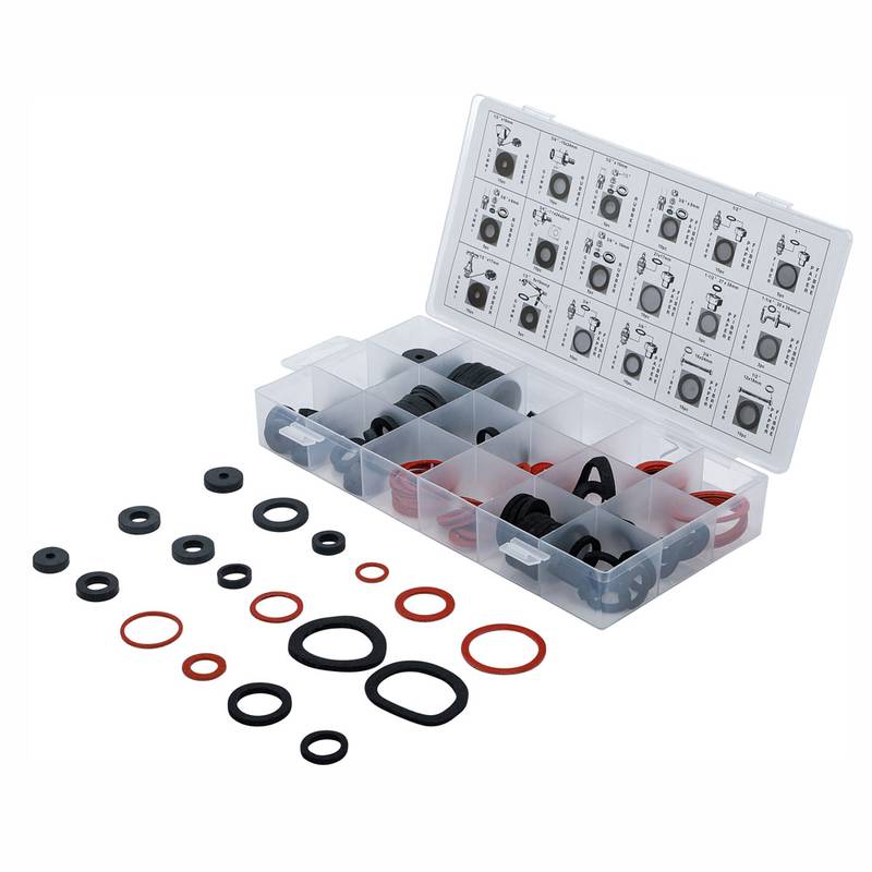 Seal Ring Assortment | Rubber and Fibreglass | 141 pcs.