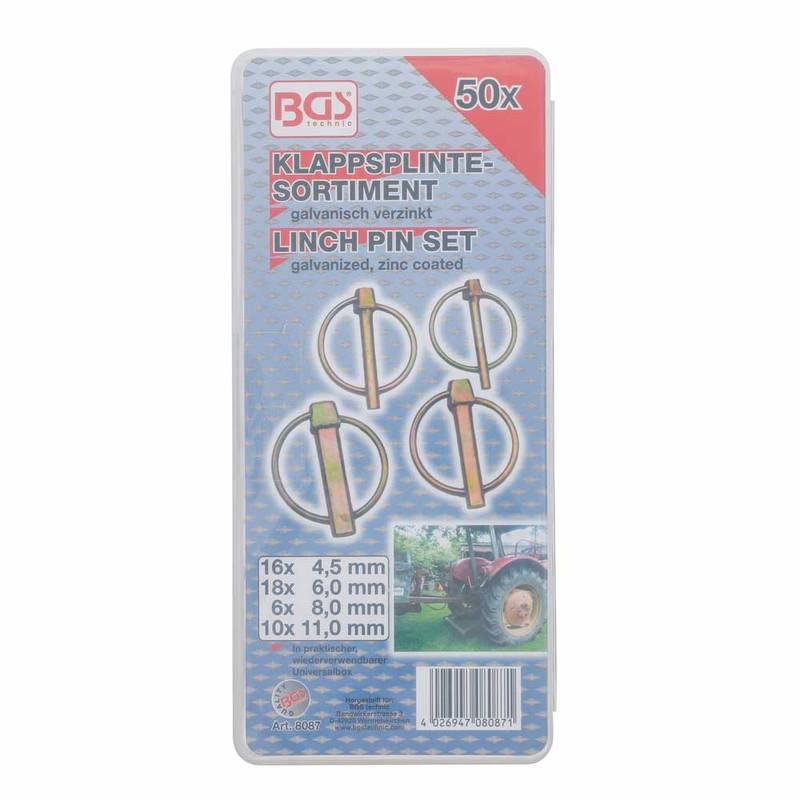 Klapp-splintide komplekt 50 osa