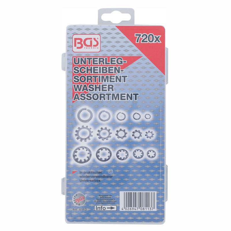 Washer Assortment | 720 pcs.