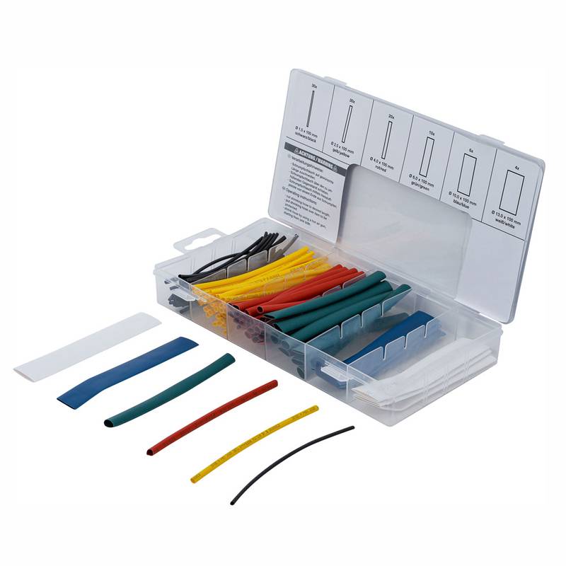 Shrink Tube Assortment | coloured | 100 pcs.