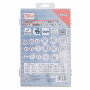 Seal Ring Assortment | Copper | 300 pcs.