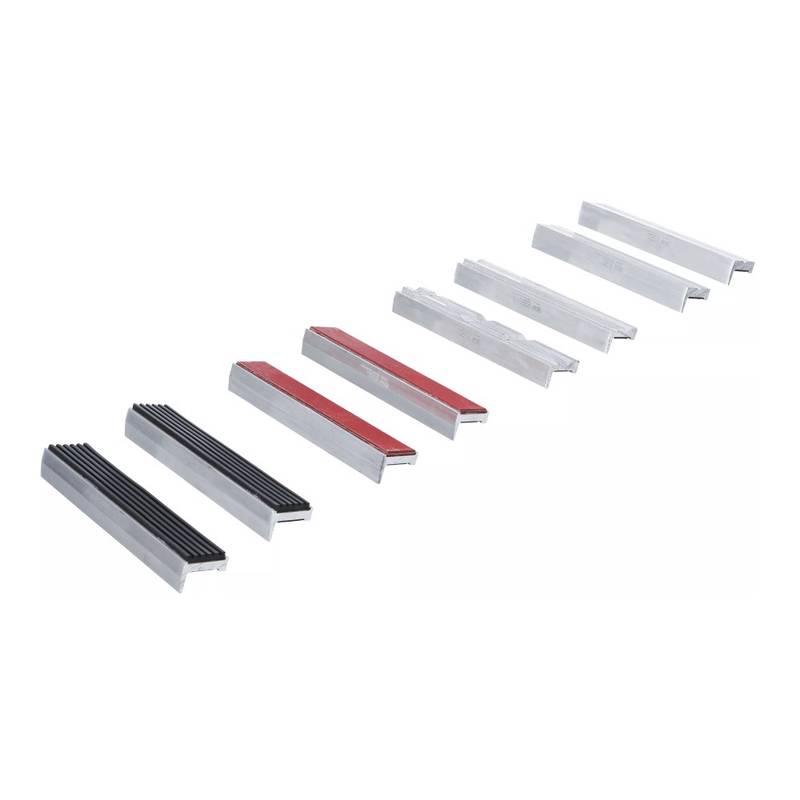Bench Vice Jaw Protector Set, Aluminium, 150 mm, 8 pcs.