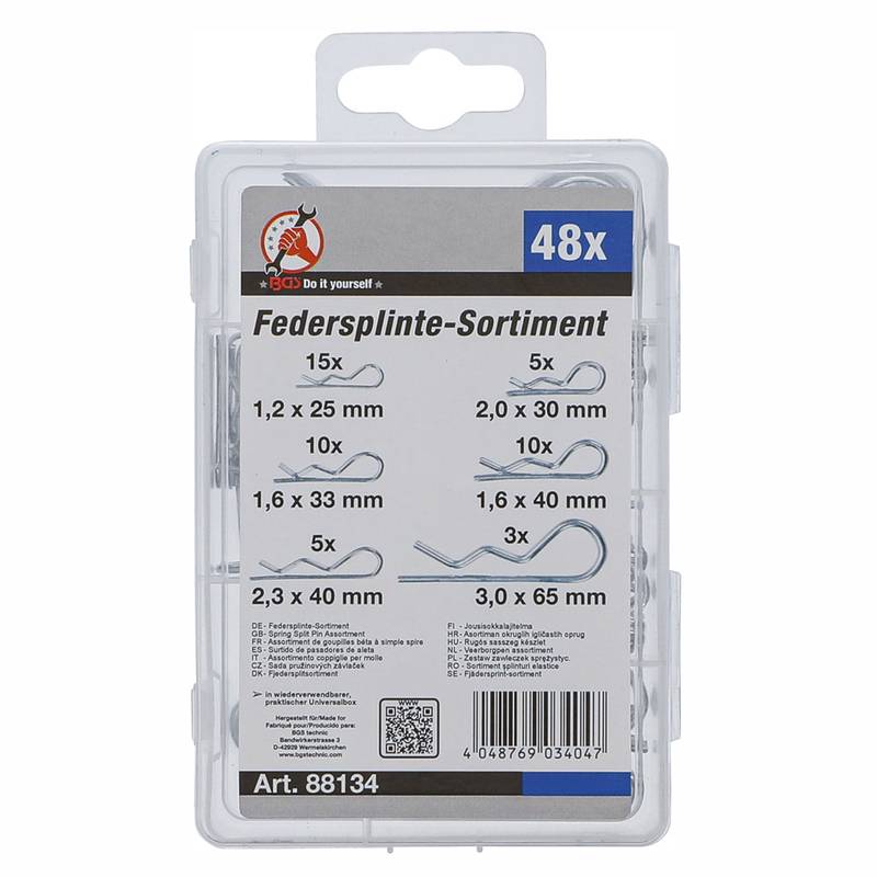 Vedrusplintide kompekt 48osa
