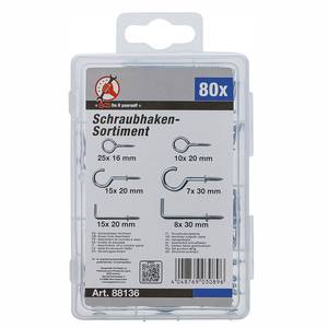 Riputuskonksude komplekt 80 osa