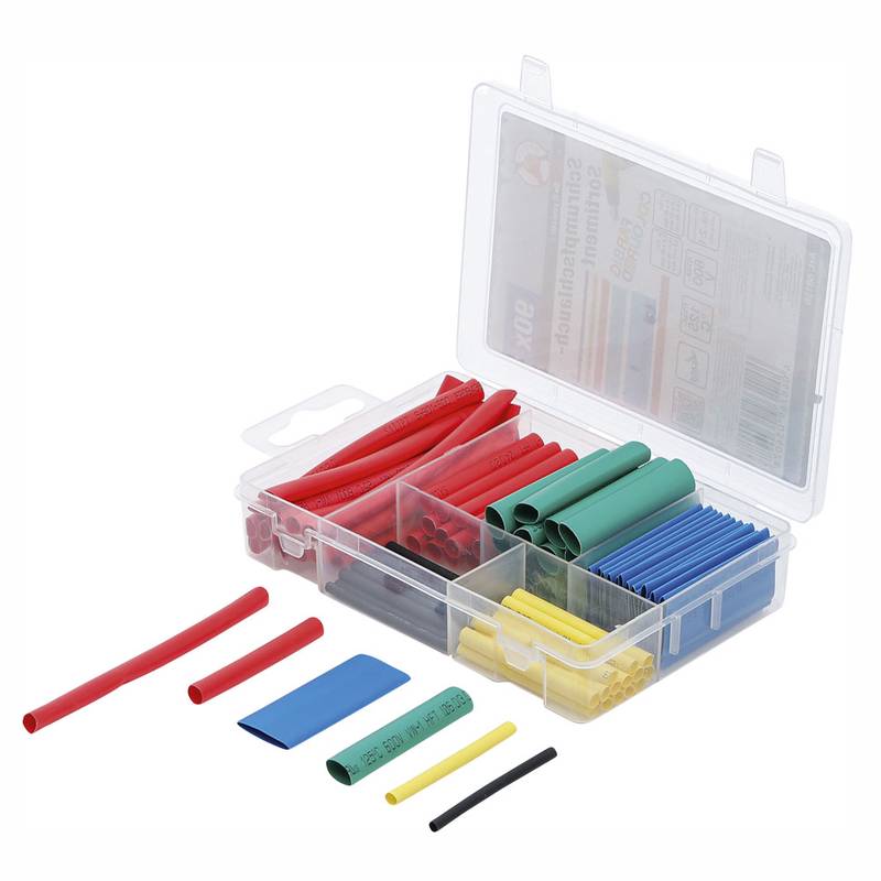 Shrink Tube Assortment | coloured | 90 pcs.