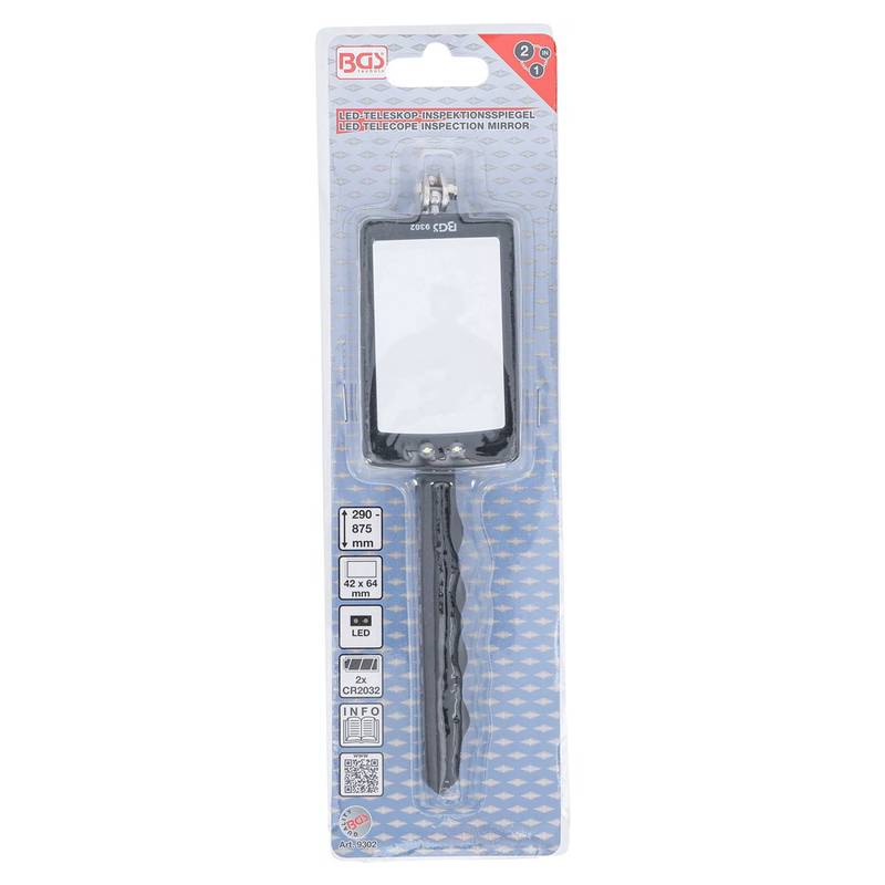 LED-teleskoop-inspekteerimispeegel | 285 - 870 mm