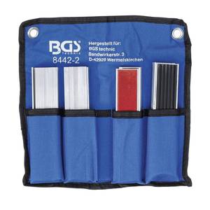 Bench Vice Jaw Protector Set, Aluminium, 150 mm, 8 pcs.