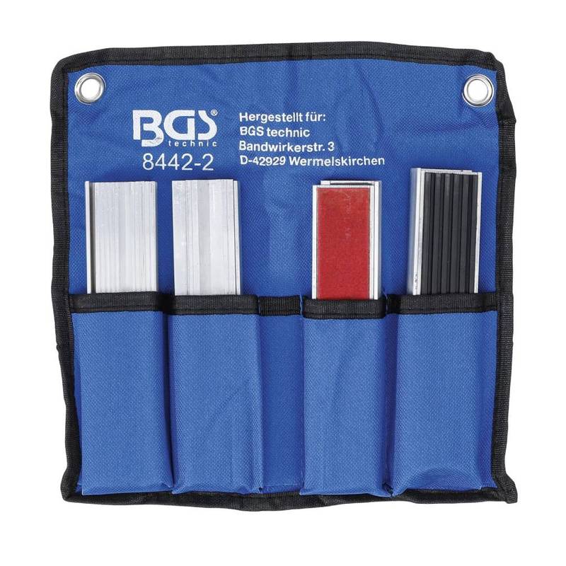 Bench Vice Jaw Protector Set, Aluminium, 150 mm, 8 pcs.